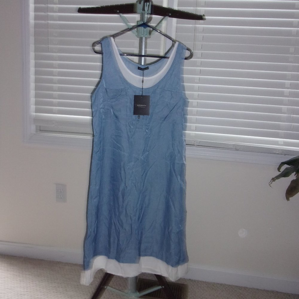 NWT Round Neck Blue Casual Dress